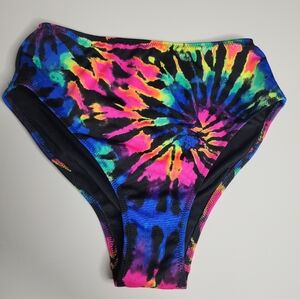 NEW Victoria’s Secret Tie Dye Swim Bikini Bottoms Medium